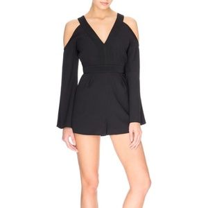 Keepsake the Label In Motion Cold Shoulder Romper